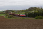 Schotterzug DGS 92710 von DCF nach Plauen in der Ruppertsgrüner Kurve.