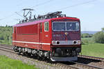 WFL 155 110-0 solo am 01-06-2017  12:43 nördlich von Salzderhelden am BÜ75,1 in Richtung Kreiensen