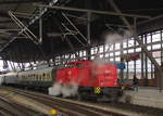 WFL 15 am Schlusslok am D 91421 von Weimar nach Meiningen, am 13.04.2013 in Erfurt Hbf.