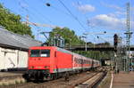 145 093 mit RB 10 a Tübingen-Heilbronn am 11.07.2020 in Ludwigsburg.