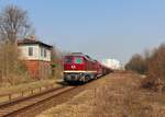 231 012 und 155 110 (WFL) fuhren am 28.03.20 einem Holzzug von Triptis nach Kaufering.