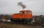 Hier 311 350-3, beim rangieren am 4.2.2013 in Schwedt(Oder) Hbf.