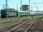 WAB 55  Orient Express  mit dem DPE 88546 von Cottbus nach Bebra in Naumburg (Saale) Hbf; 11.05.2008