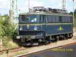 Am 13.August 2008 waren im bergabebahnhof Klementelvitz gleichzeitig zwei Kreidezge.Da der bergabebahnhof nur zwei Gleise verfgt war kein Platz zum Abstellen fr die Loks mehr da.WAB-Lok 51 (142 157)fuhr deshalb nach Bergen/Rgen zum abstellen und fuhr am Abend wieder nach Klementelvitz zur bernahme ihres Kreidezuges.