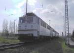 WAB 50, WAB 57, WAB 52, WAB 61 am 26.04.2008 im Bahnhof Guben