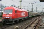 Die WLE 23 zieht einen Sonderzug in Duisburg HBF am 12.09.2011