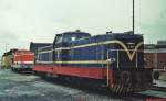 Die 1957 von Deutz gebaute VL 0631 der Westfälischen Landeseisenbahn um 1980 in Lippstadt