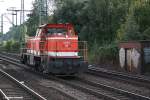 WKE-lok nummer 72 fuhr lz am 01.10.13 durch hh-harburg