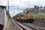 Hier die schne gelbe V100 (BR 212) der Firma H.F. Wiebe. Begegnet ist sie mir am 22.04.2012 im Bahnhof von Dreieich-Buchschlag.