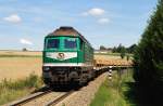 232 684 (V300 003) der Wismut bei Frankenau (23.07.2012)