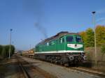 V300 002 beim beschleunigen bei der Ladestelle in Naundorf am 09.10.12.