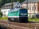 Wismut V300 005 (232 155) am 28.08.2014 in Gößnitz.