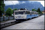 ET 11 der Zugspitzbahn am 16.5.1999 im Talbahnhof in Garmisch Partenkirchen.