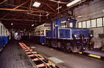 Tallok 3 der Bayerischen Zugspitzbahn im Bw Grainau.  Datum: 30.08.1984