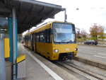 SSB 1001 als Linie 10 zum Marienplatz, am 02.11.2021 in Stuttgart-Degerloch.