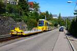 SSB Stuttgart Stadler ZT 4.2 Wagen 1101 und Fahrradwagen 1113 am 09.07.24 in Stuttgart