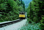 Zug der Wendelsteinbahn, Sommer 1984