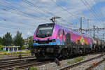 Stadler Euro 9000 Lok 90 80 2019 317-8 durchfährt am 17.07.2024 den Bahnhof Pratteln.