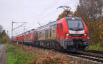 Lokomotive 159 217-9 überführt am 17.11.2021 die Lokomotiven
120 151-6, 120 150-8, 120 105-2 die 1. Drehstromlok im Deutschen Fernverkehr,
(letzte Fahrt der BR 120 im Intercity-Verkehr am 05.07.2020),
120 147-6, 120 141-7, 120 152-4, 120 113-6, 120 114-4, 120 108-6, 101 092-5 und 120157-3
an einem trüben Novembertag nach Opladen in die Schrottpresse. 