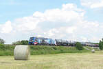 159 208 (BSAS) mit Kesselzug aus Lederhose kommend am 16.07.2021 in Gorndorf.