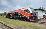 Beim Sainsonstart des Thringer Eisenbahnvereins am 12.06.2021 in Weimar, prsentierte sich die 159 227-8 (90 80 2159 227-8 D-RCM) erstmals der ffentlichkeit in den Unternehmensfarben der Erfurter