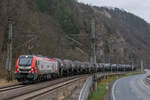 Am 24.11.2021 zog LWC/HSL 159 219 einen Kesselzug nach Großkorbetha durch Köditz.