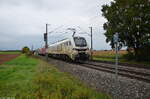 Eurodual Stadler 159 218-7 von Ecco Rail zieht ihren Kesselwagenzug in Richtung Treuchtlingen. Es hingen noch 2 kalte Bombardier Traxx hinter der Eurodual (185 631-8 D-ATLU und 187 342-1 D-Rpool)