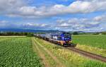 159 220 mit einem Kesselzug am 27.07.2023 bei Pankofen.