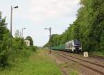 159 211 SBW war am 22.05.22 mit einem Sandzug in Oppurg zu sehen.