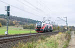 2159 227-8 ist am 13.11.2024 in Richtung Schlüchtern unterwegs,gesehen bei Kerzell.