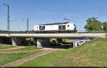 Zu einem besonderen Auftrag rückte 248 018-4 (Siemens Vectron Dual Mode) aus.