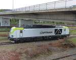 Captrain/ Regiobahn Bitterfeld-Berlin RBB, 248 033-3  ( 9080 2248 033-3 D-RBB ) beim pausieren in Gera am 4.10.2023