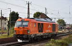 AMEH Trans - ArcelorMittal Eisenhüttenstadt Transport GmbH, Eisenhüttenstadt [D] mit ihrer hübschen Vectron Duak Lok  248 043  [NVR-Nummer: 90 80 2248 043-2 D-EKO] beim Umsetzen vor