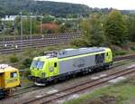 Regiobahn Berlin-Bitterfeld 248 038-2 ( 9080 2248 038-2 D-RBB ) wartet in Gera am 16.10.2023 auf Arbeit