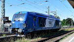 SKL Schienen Komplex Logistik Magdeburg GmbH & Co. KG, Magdeburg [D] mit der Vectron Dual Lok  248 023  [NVR-Nummer: 90 80 2248 023-4 D-NRAIL] am 25.06.24 Höhe Bahnhof Magdeburg-Neustadt