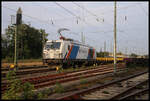 Vectron Dual Mode 248018 von Triangula Logistik am 20.09.2024 um 18.10 Uhr im Bahnhof Hasbergen.