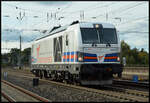 Im Dieselmodus kam am 13.10.2024 BM Bahndienste 248 070 (Siemens Vectron Dual Mode) über die Siebenbogenbrücke in Fürth/Bay. gerollt.