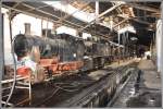 So manches gute Stück steht noch im Stall, allerdings zum Teil in einem erbärmlichen Zustand. Depot Locomotiva Asmara. (09.12.2014)