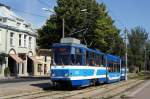 Estland / Straßenbahn Tallinn: KT6T (KTNF6) - Wagen 103 unterwegs als Linie 2.