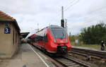 DB 442 711 als RB 18432 nach Cottbus Hbf, am 10.10.2023 in Falkenberg (Elster).