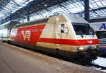 Finnish locomotive VR Sr2, No. 3238, Helsinki Central Station, 11 Feb 2012.