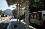 Digne (Département Haute-Provence): Gare SNCF de Digne / der SNCF-Bahnhof in Digne im Juli 1982.