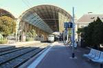 SNCF: Gare de Nice Ville / Nizza Hauptbahnhof (voie / Gleis A und B) am 11.