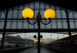 Frühabendliches Licht am Pariser Bahnhof  Gare Du Nord . 14.1.2014