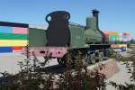 Dampflokomotive vor dem Eisenbahnmuseum in Mulhouse/Elsass, 2.10.12 
