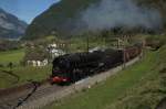 141 R 568 dampft am 20.10.2012 mit dem zweiten Teil des Swiss Classic Tain die Gotthard-Nordrampe hinauf.