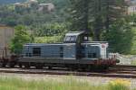 BB 666 022 rangiert in Breil-sur-Roya (Tendabahn). 07.07.2007