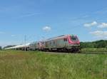 Eckwersheim - 1. Juni 2019 : Lineas Loks 75017 und 75015 mit einem Ganzzug unterwegs zwischen Tergnier und Bantzenheim.