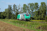 475113 fährt am frühen Abend des 19.08.2024  von Wörth Lz zurück nach Strasbourg.