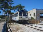 Ein X-97050 der CFC auf der  Tramway de Balange  am Strand von Calvi (01.08.2013)